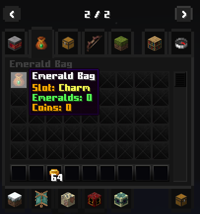 Tab in Creative Inventory