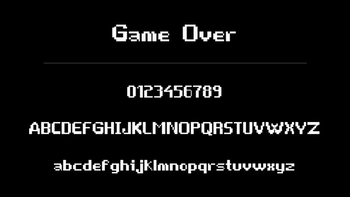 Game Over Font