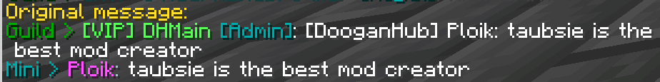 Example bridge message