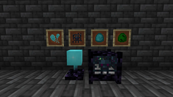 Items and blocks added by the mod as of version 0.0.1