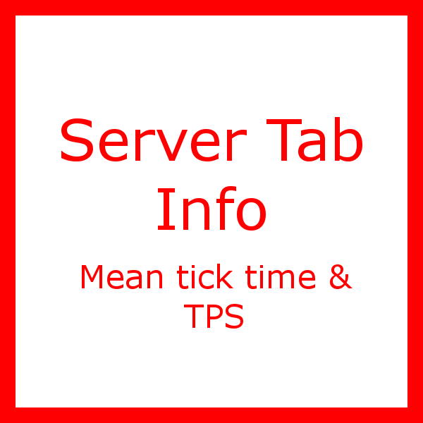 Server Tab Info