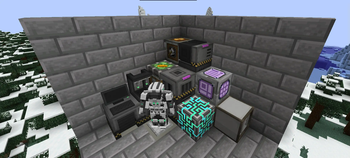 Some Blocks and Items of the targeted Mods