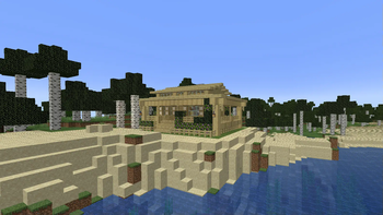 Farmhouse on the beach