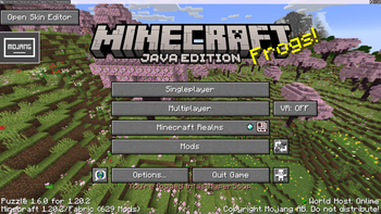 Main menu