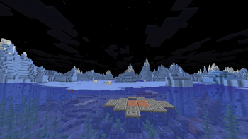 Frozen ocean