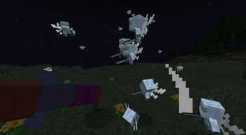 zombie becoming infected by vex swarm
