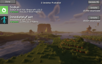 Update Screen