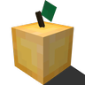 3D Golden Apple