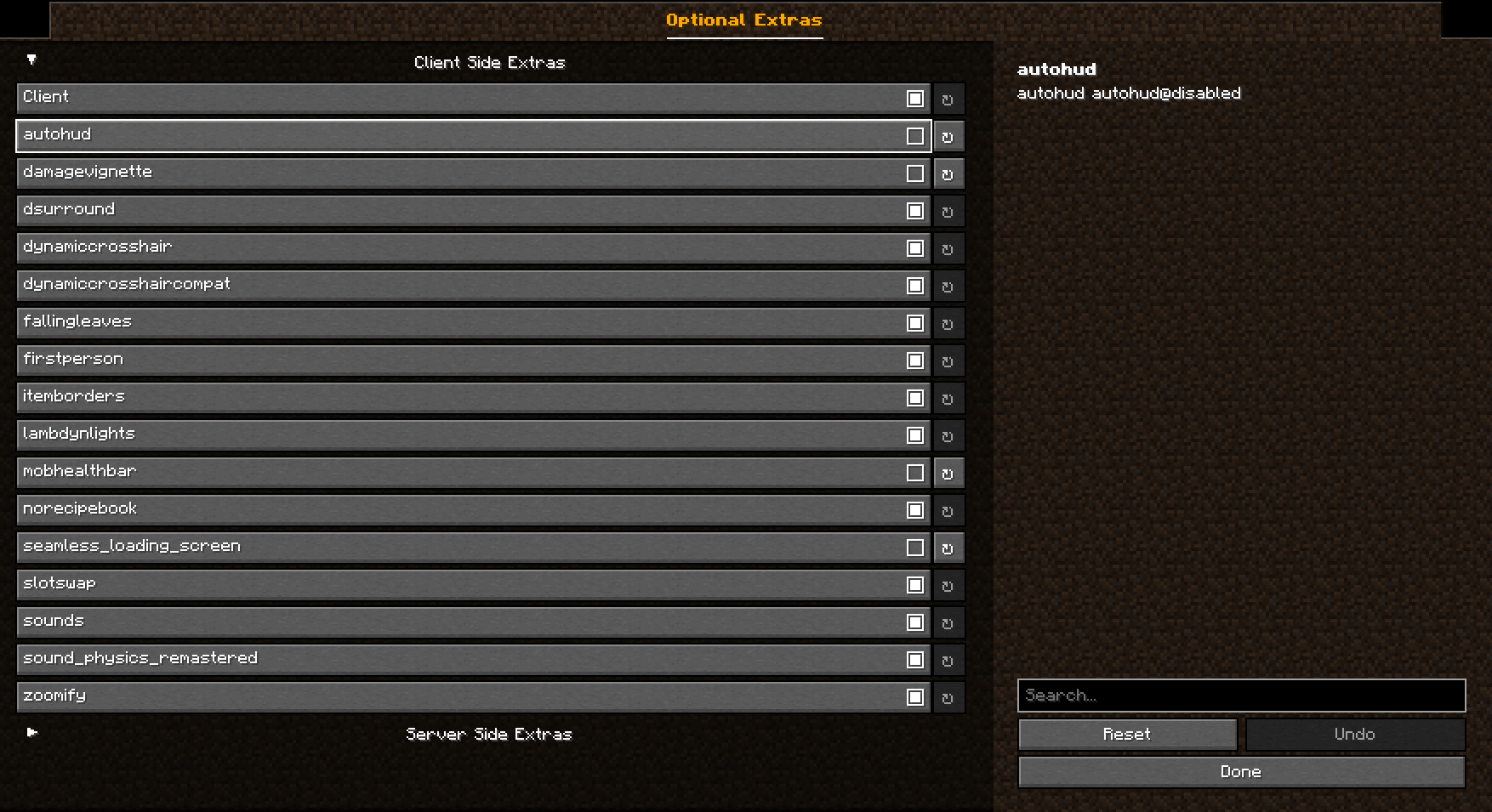Customize your experience by removing unwanted mods