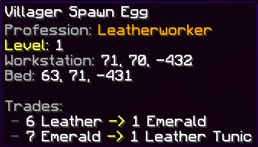 Picked Up Villager