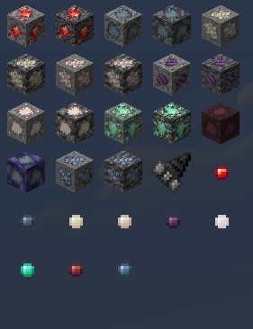 New items and blocks
