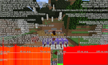 With the mod I look at mobs