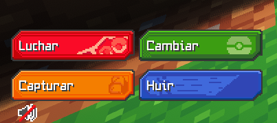 Battle GUI - Menu buttons