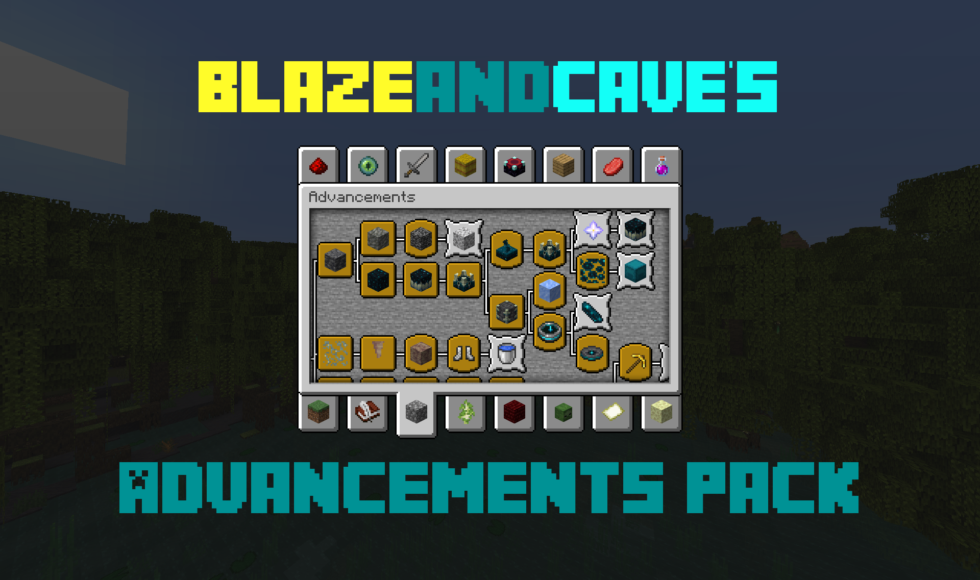 BlazeandCave's Advancements Pack - Minecraft Data Pack