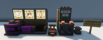 Few of the modified items