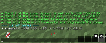 Example of commands