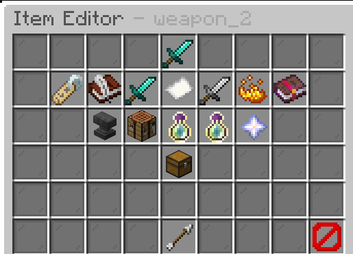 Item Editor GUI