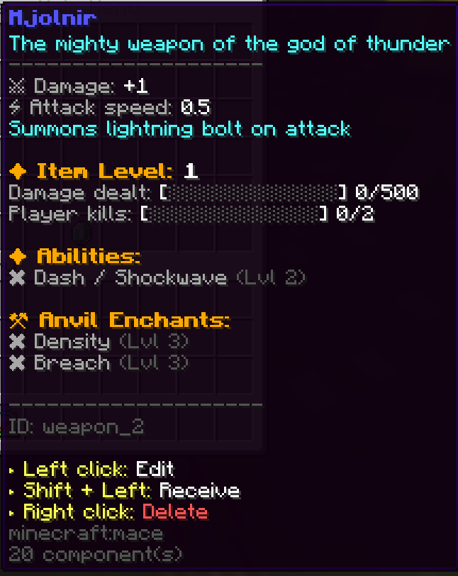 Example Weapon