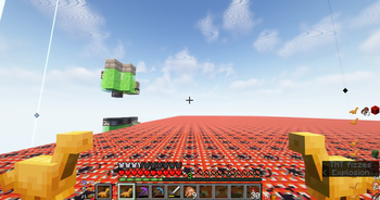 Dino nuggets in first person