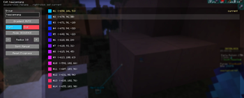 Colored Waypoints