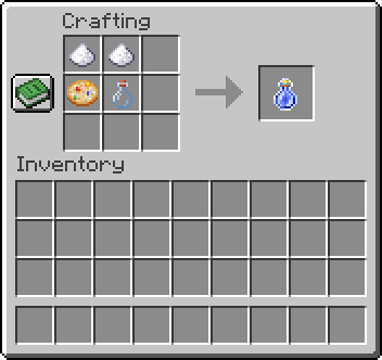 If you're low on ingredients or you think the original recipe is too much, this is for you! And this one doesn't require a crafting block!