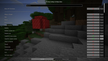 Mod Menu Config Screen