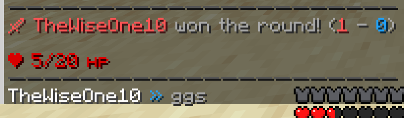GG's!