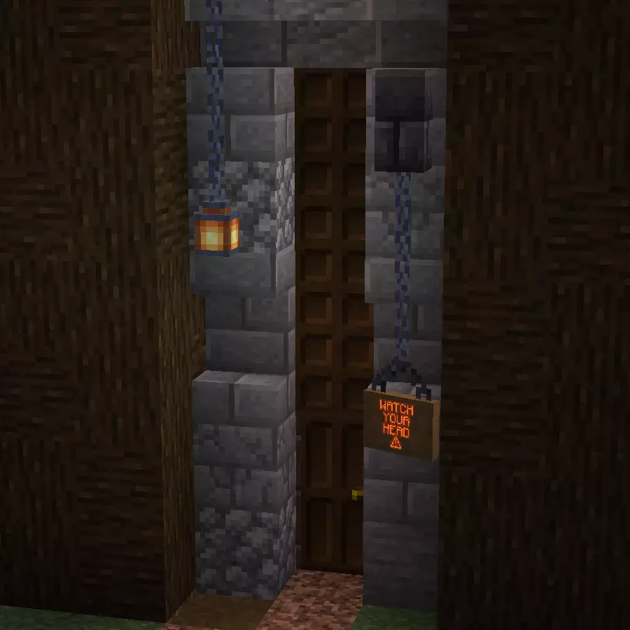 Supports unreasonably tall doors!* *Prior configuration required. Default maximum trapdoor amount is 2.