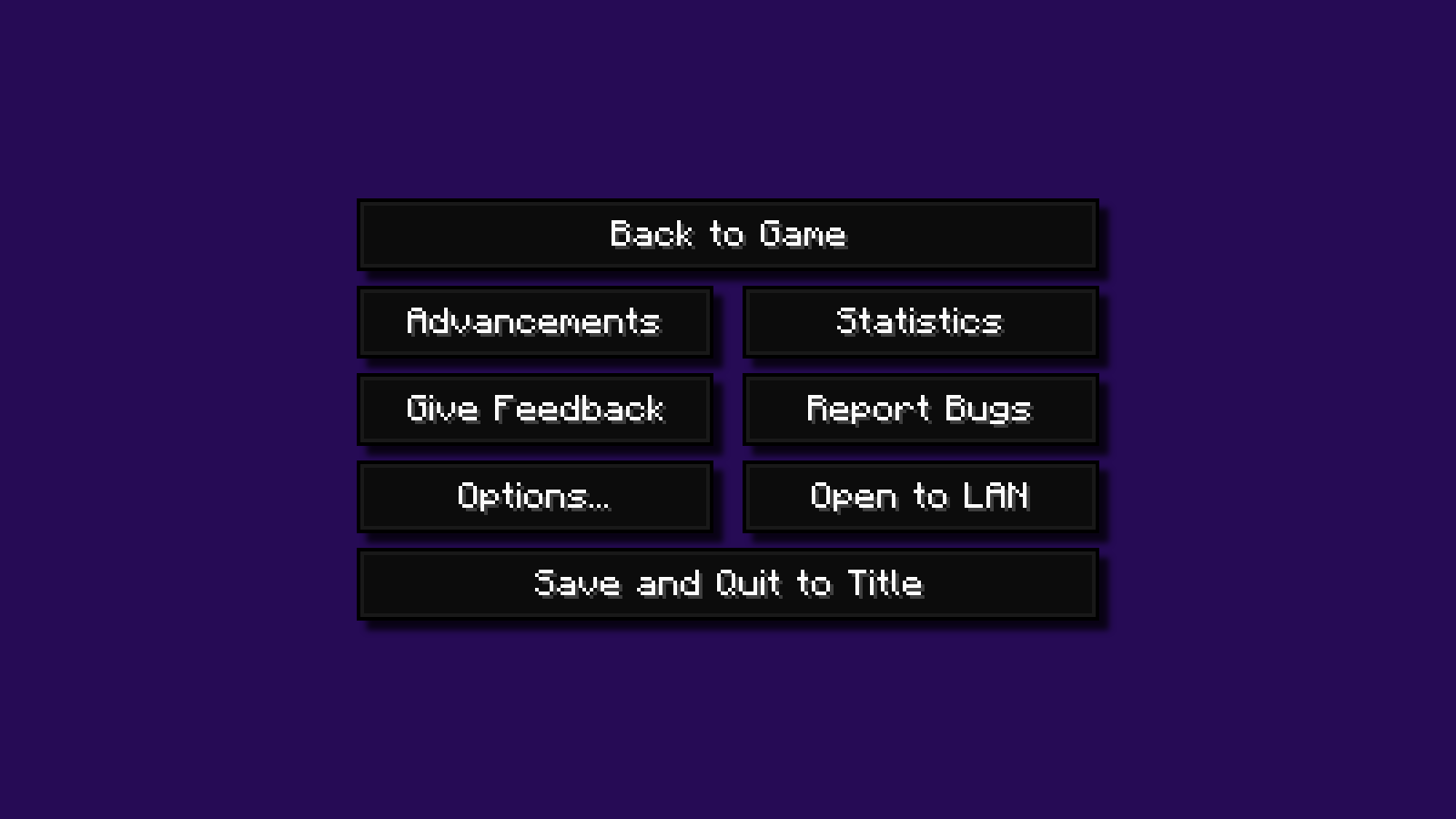 Game Menu