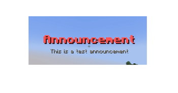 Test Announcement