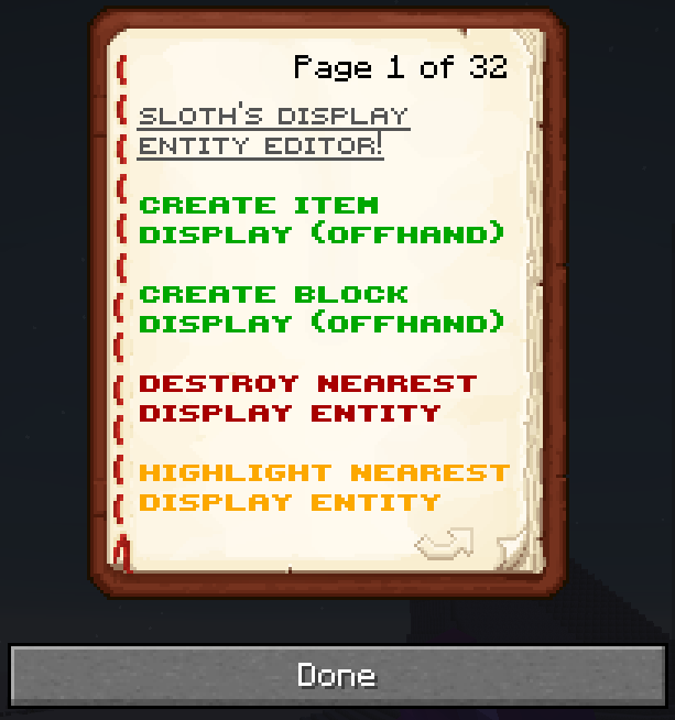book first page