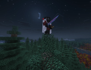 Drippy armor and sword (vampirism and knight mod)