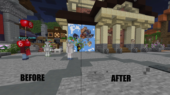 Before and After the toggle