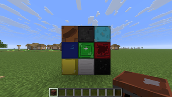 Ore blocks ( + barrel )