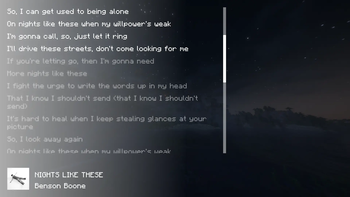 Lyric Screen