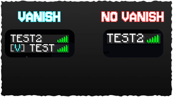 Vanish players will not be shown in the Tablist
