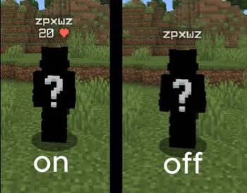Toggled Health Indicator