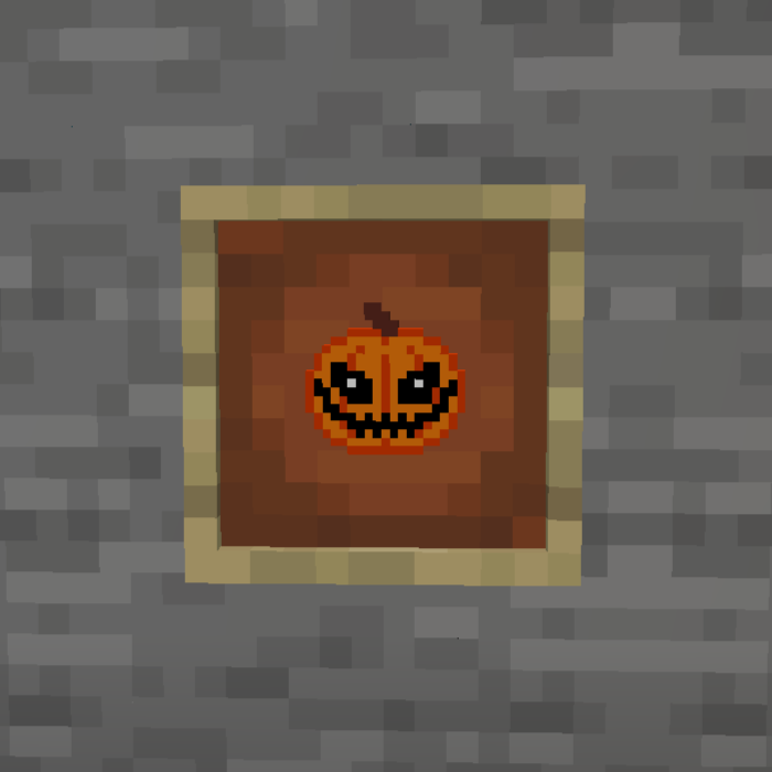 pumpkin in frame