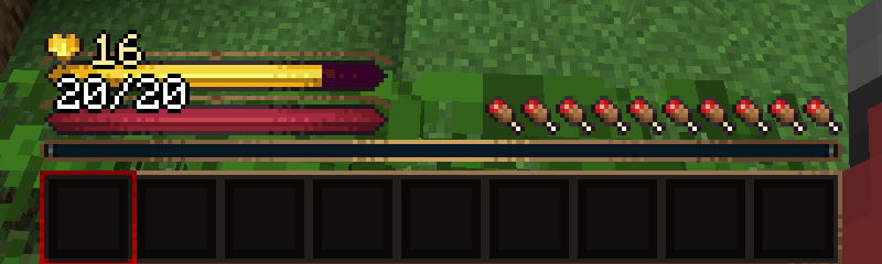 HUD w/ Simple Health Bars feat. Absorption