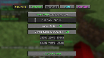 o button