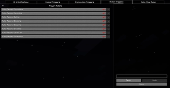 ACTION TRIGGERS