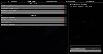 COMBAT TRIGGERS