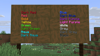 Colour Codes - Pack On