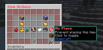 Add actions to your custom item