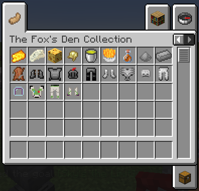 The items