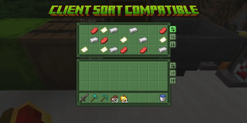 The pack includes now custom green textures for Client Sort