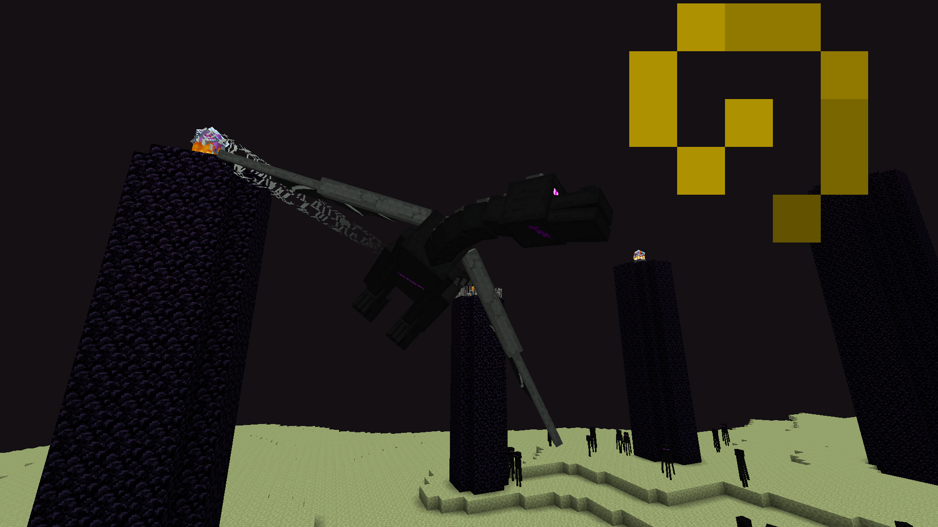 Ender Dragon just before phase two