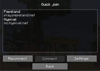 Servers Switcher Screenshot 2