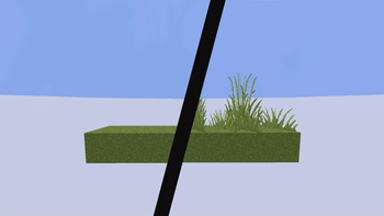 Comparison (With and Without Texture Pack)
