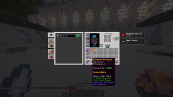 Tooltip der Element Pickaxe auf Legendary